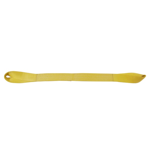 Nylon Lifting Sling - Twisted Eye & Eye - 1" x 10' - 2-ply